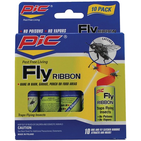 PIC Fly Ribbon Bug and Insect Catcher, Pack/10 FR10B